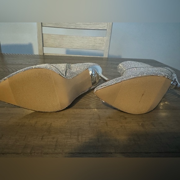 Steve Madden Star-R Rhinestone size 8 booties stiletto - Picture 5 of 7